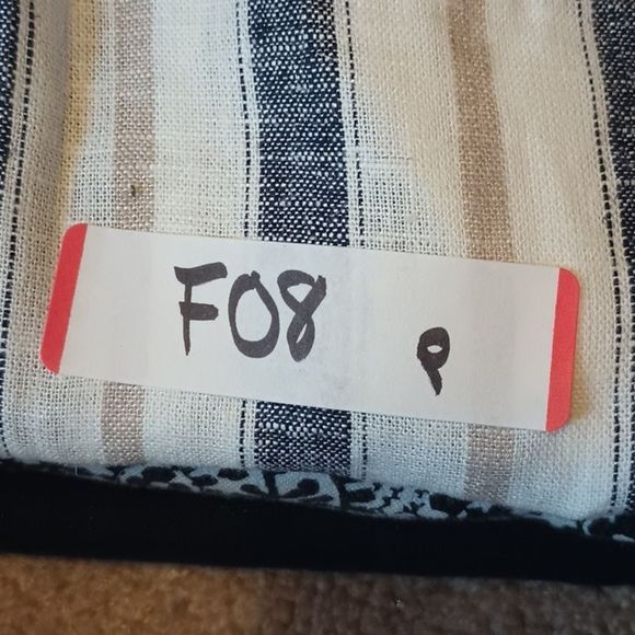 NWT Love Tree | Pinstriped Linen Pants Medium - Picture 7 of 7